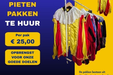 Huur dit jaar weer een Pietenpak en steun het goede doel!