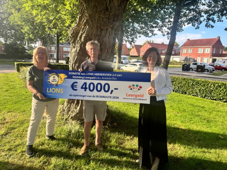 Opbrengst Wijnroute 2026 helpt kinderen aan een nieuwe bril